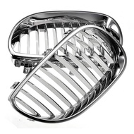 Front Bumper Chrome Sport Wide Kidney Grille Grill For E60 E61 5 Series M5 2003-2009 51137065701