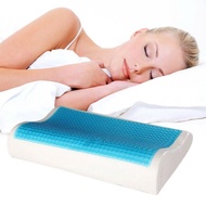 {Shushu pillow} Comfort Gel Memory Foam Pillow Punch Memory Foam Bed Pillow Infused with Cooling Gel Ergonomic Bed Pillow for Neck Pain