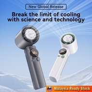 【2025 6000mAh】Kipas angin Handheld Fan Pro Portable Turbo Fan High Speed Mini Fan Cooler 100 Level A