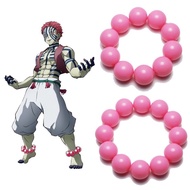 Anime Demon Slayer Akaza Hakuji Anklets Kimetsu No Yaiba Bead Bracelet Halloween Man Woman Cosplay P