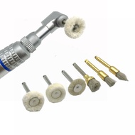 【YF】 Grinding Buffing 1Pc Dental Accessories Wool Polishing Flat Brush Grinder Brushes for Low Speed handpiece Machine