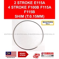 YAMAHA OUTBOARD 6L6-45577-20 SHIM (T:0.15MM) 2 STROKE E115A 4 STROKE F100B F115A F115B - BOATERS MAL