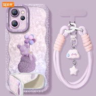 oppo reno 5f casing oppo reno 12 casing Balloon Bear Suitable for oppoReno15 Phone Case reno14pro Ne