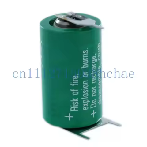 1pce 3V CR1/2AA for PLC Industrial Control Rechargeable Lithium Battery