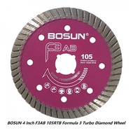 BOSUN 4 Inch F3AB 105RTB Formula 3 Turbo Diamond Wheel / Mata Potong Bata Konkrit