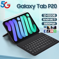 【 2022 new original tablet】new Galaxy tablet P20 tab 12 GB 512 GB ten core 5G dual card WiFi network 10.0 inch tablet can cod tablet