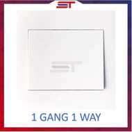 HAGER MUSE 1 GANG 1 WAY / 1GANG 2WAY SWITCH SIRIM APPROVED