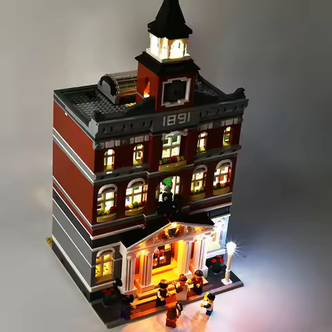 LED Light Up Kit for 10224 Town Hall (NOT Include The Model)