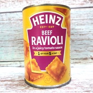 HEINZ ++ RAVIOLI Can 400g ++ tomato NOODLES AND Beef Ravioli in a juicy tomato sauce