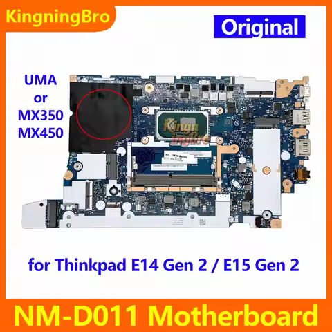GE4B0 GE5B0 NM-D011 Laptop Mainboard For Lenovo ThinkPad E14 Gen 2 E15 Gen 2 Motherboard i3 i5 i7 DD