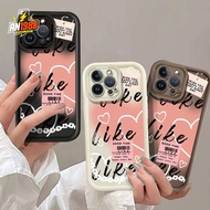 Like Pink Script Heart Social Icons Phone Case For OPPO Reno 2z 5 Lite 5f 2f OPPO F9 F5 F7 OPPO A96 
