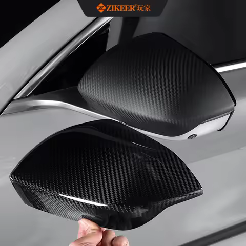 Suitable for NIO ET5 ET5T rearview mirror carbon fiber protective cover genuine carbon patch car mod