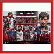 100%全新現貨 Hottoys 鐵甲奇俠Tony Stark(Mark V盔甲版)1:6比例珍藏人偶(豪華版)(MMS600)Iron Man 2. Tony Stark (Mark V Suit up Version) (Deluxe Version). 1/6th scale Collectible Figure.