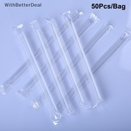 wit  50Pcs Large Color Milk Tea Straws Drinking Straws Bubble Tea Straw Big Milkshake Straws Party W