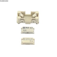 2pcs OMF 63 SMT Fuse 7.4 x 3.1 mm Fast Quick Acting Surface Mount 63V F 5A 10A / OMH 125 Fuse Holder