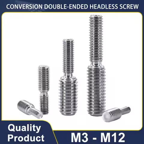 M3 M4 M5 M6 M8 M10 M12 M14 M16 304 Stainless Steel Reducing Conversion Screw Double-Ended Headless S