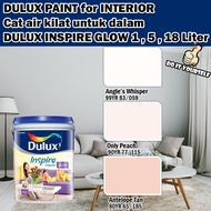ICI DULUX INSPIRE INTERIOR GLOW 18 Liter Angle’s Whisper / Only Peach / Antelope Tan