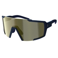[SCOTT] SHIELD Deep Sea Blue/Golden Racing Aegis Sunglasses Cat.3 Bicycle Goggles Touring