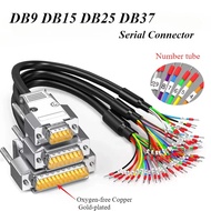 DB9 DB15 DB25 DB37 HDB26 Male Female Connector with Terminal Wire and Digital Tube 9/15/25/37pin Ser