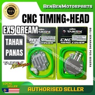 EX5 DREAM / WAVE100 RACING CNC TIMING COVER CNC RACING HEAD COVER FREE HOSE TAHAN ORIGINAL TAIKOM RA