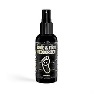 Derm Dude Shoe & Foot Deodorizer Spray - Odor Control for Smelly Feet & Shoes - Travel Size - Mint S