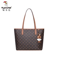 กระเป๋าถือผู้หญิง TUCANO 2025 กระเป๋าถือทรงโตเตอร์ขนาดใหญ่สำหรับเดินทาง กระเป๋าสะพายไหล่ข้างเดียว ผ้