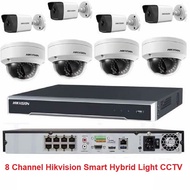 8 Channel Hikvision 2MP POE Network NVR CCTV System With 8 x POE Camera With Optional HDD Bundle  - 