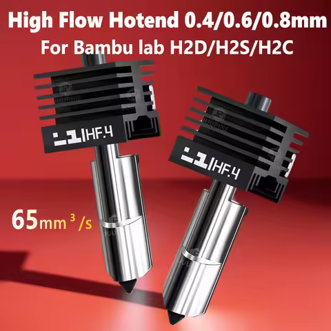 H2C H2S H2D Hotend Highflow For Bmabu lab H2D Nozzle For Bambulab Hardened Steel High Quality Hot en