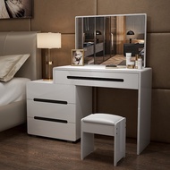 Dressing table bedroom modern minimalist dressing table multifunctional storage retractable small ap