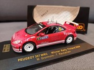 1/43 IXO PEUGEOT 307 WRC WINNER FINLAND RALLY 2004