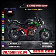 Transparent Striping HONDA CB 150R V2 Variation Of Sticker list body Motorcycle HONDA CB 150R V2 CODE 04
