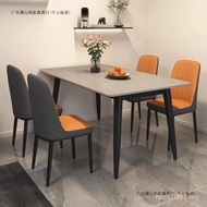 Marble Living Room Dining Table Chair Luxury Modern Rock Dining Table Light Dining Table Rectangular