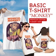 Musical White T-Shirt Gen Z Teen Aestheticmonkey | Trendy Unisex Plain/ Print T-Shirt