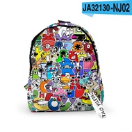 💥NEW Arrival💥3D Alphabet Lore Backpack Primary Middle School Students Teens Notebook Bag Children Boys Girls Cosplay Car