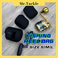 【MR.T】 Drum Reel Bag Shimano/Daiwa/AbuGarcia Fishing Reel Cover Beg Mesin Pancing Overhead Reel Bag BC Reel BaitCasting