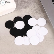 KMV  5pcs Rewritable Black White Ntag215 NFC Round Coin 504 Bytes Smart Ntag215 Card Labels 25mm For