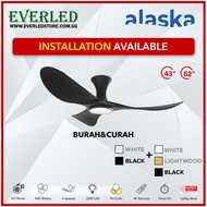 [Installation Available] ALASKA Cura / Curah 52" Smart DC Ceiling Fan (Dimmable) (with 20w Samsung Tri-color LED and Remote)