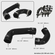 Intercooler Black+ Hose Kit For A3/S3 / VW Golf GTI R MK7 EA888 1.8T 2.0T TSI