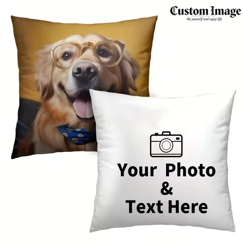 1/2/4Pcs Customizable Photo Album Decorative Pillowcases, Suitable for Father's Day, Mother's Day, H