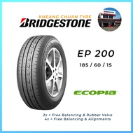 Bridgestone Ecopia 200 | 185/65/14 185/60/15 Tayar Baru (Pasang Sekali)  | New Tyre Tire (With Installation)