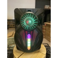Ready stock Bluetooth speaker with wired microphone true wireless rechargeable  super bass speaker 12inch 15inch speaker