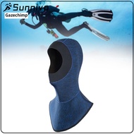 Neoprene Wetsuit Hood for 56cm to 65cm Head Circumference 3mm Scuba Diving Hood for Snorkeling Kayak