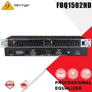 BEHRINGER FBQ1502HD Equalizer, Dual 15-Band Stereo Graphic Equalizer with Feedback Suppression