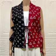Ella Vest Ethnic Batik vest/ Woven vest/ vest woman