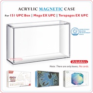 5mm Acrylic Magnetic Display Case For Scarlet & Violet 151 UPC / Mega Charizard EX UPC Pack of 1 Pro