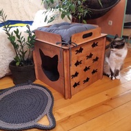 現代膠合板貓屋