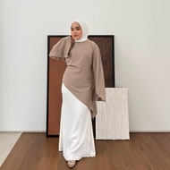 ByNeeth Anna Top - Modest Wear - Asymmetrical Blouse - Minimalist Outfit