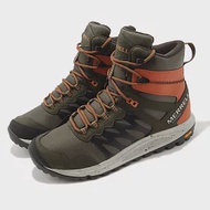 Merrell 登山鞋 Nova Sneaker Boot WP 綠 橘 男鞋 防水 冰雪大底 ML066959