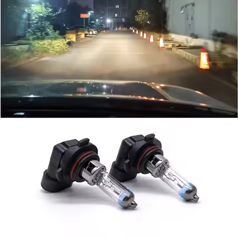 2pcs H10 Platinum head Car Halogen Bulbs 12V42W light fog light bulb Warm yellow light Auto High and