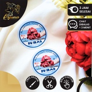 9-15 Arjuna Sticker Label Packaging Chromo Sticker Food Storage Frozen Food Free Custom Design